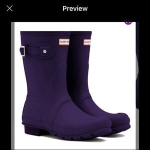 Women’s Hunter Purple Rain Boots